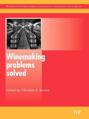 cover image of Winemaking Problems Solved